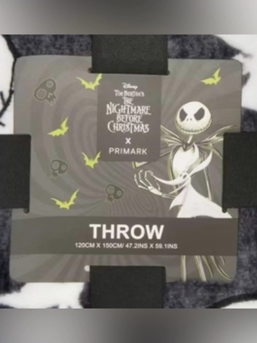 Disney Nightmare Before Christmas Throw Blanket
